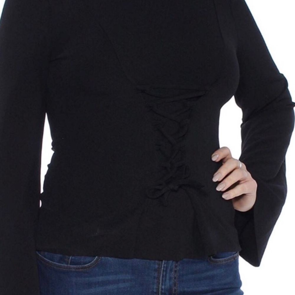 Bar III (Macy’s) NWT Bell-Sleeve Corset Top in XL - Picture 3 of 9